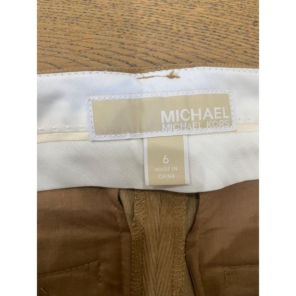 MICHAEL Michael Kors Corduroy Flares Pant Camel 6 - Picture 11 of 12